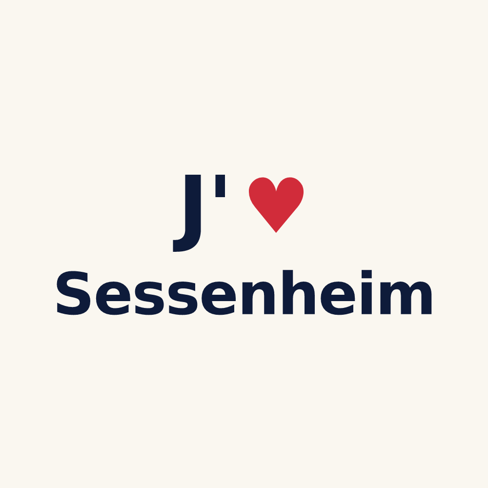 Tasse personnalisée Sessenheim — design J'aime Sessenheim