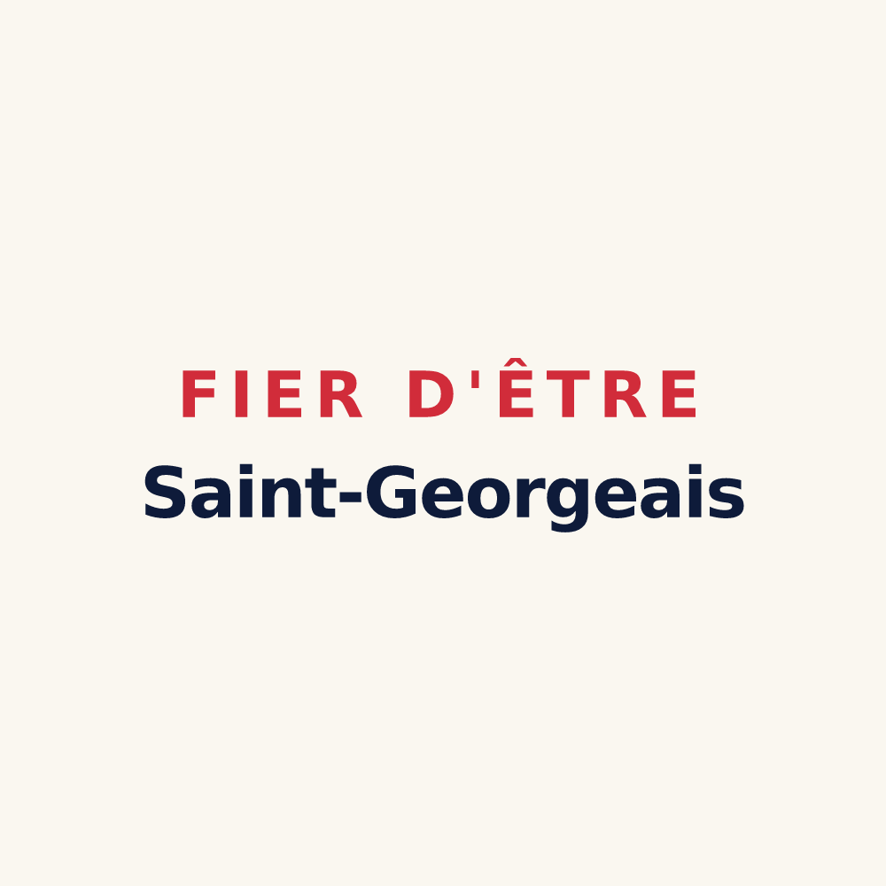 Tasse « Fier d'être Saint-Georgeais » — design pour Seulline
