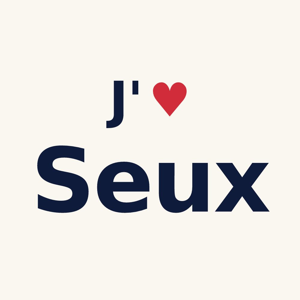 Tasse personnalisée Seux — design J'aime Seux