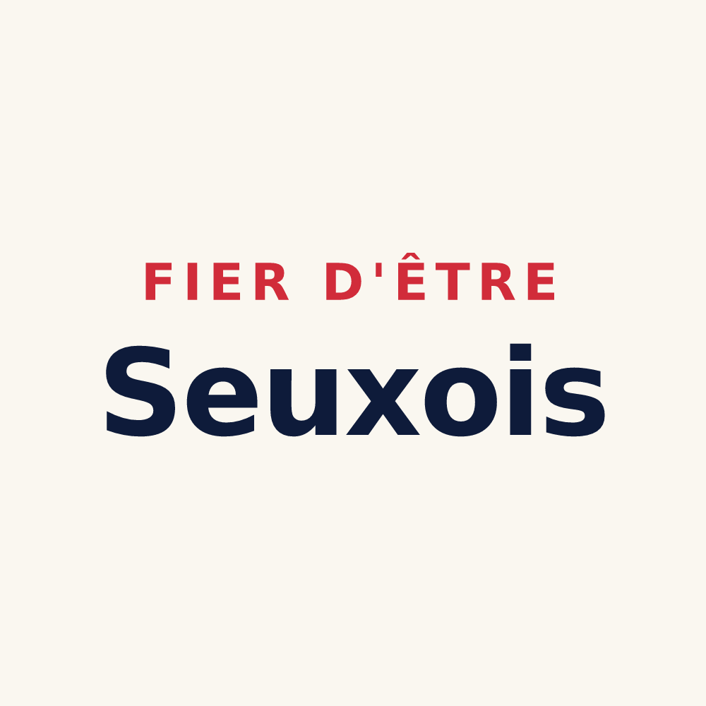 Tasse « Fier d'être Seuxois » — design pour Seux