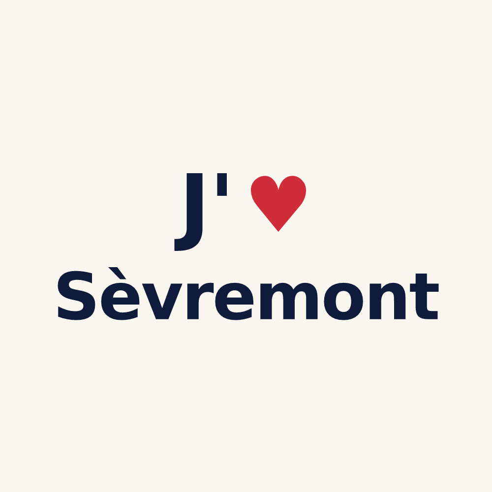 Tasse personnalisée Sèvremont — design J'aime Sèvremont