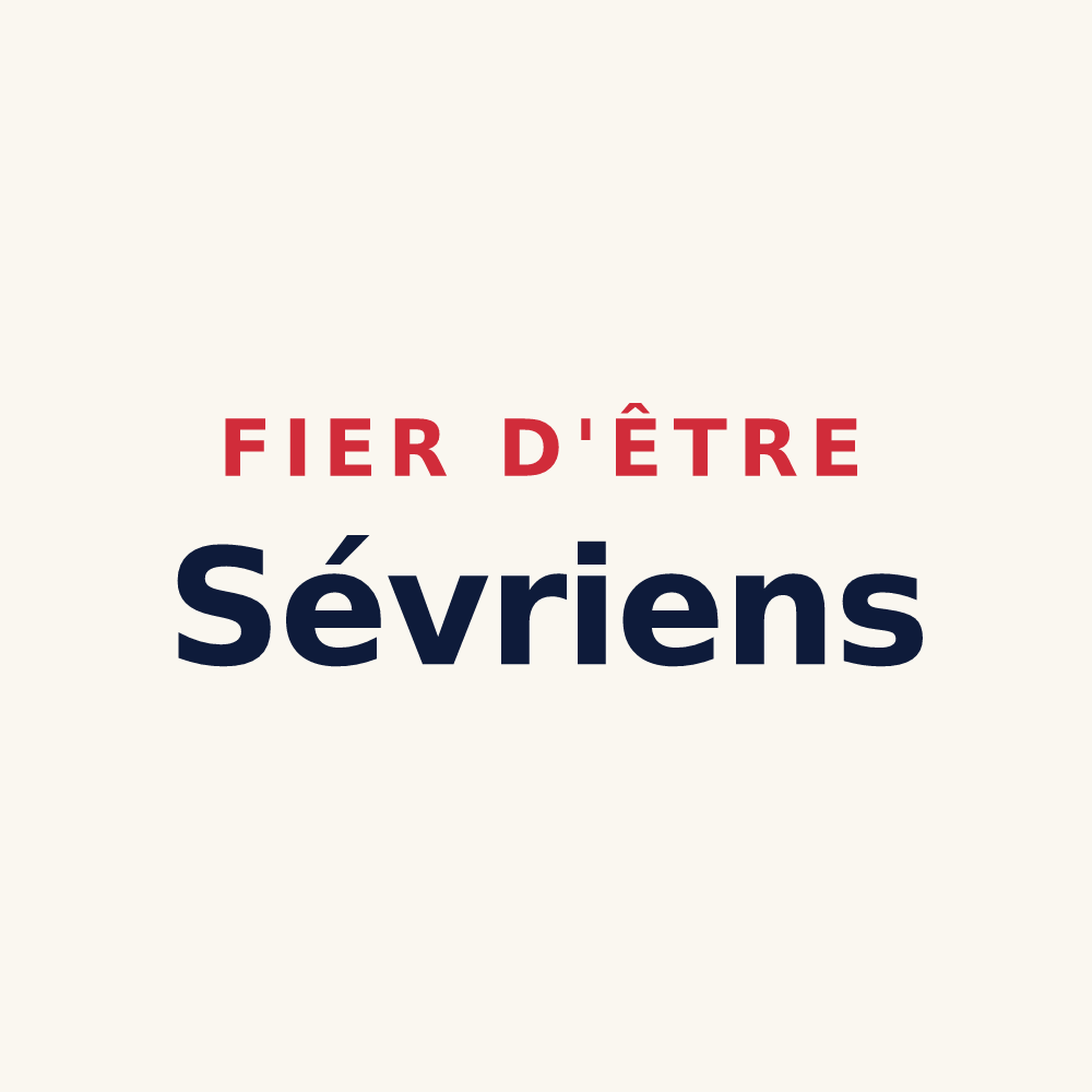 Tasse « Fier d'être Sévriens » — design pour Sèvres
