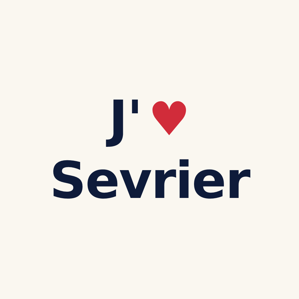 Tasse personnalisée Sevrier — design J'aime Sevrier