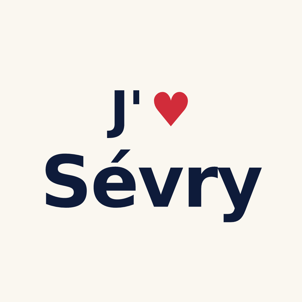 Tasse personnalisée Sévry — design J'aime Sévry