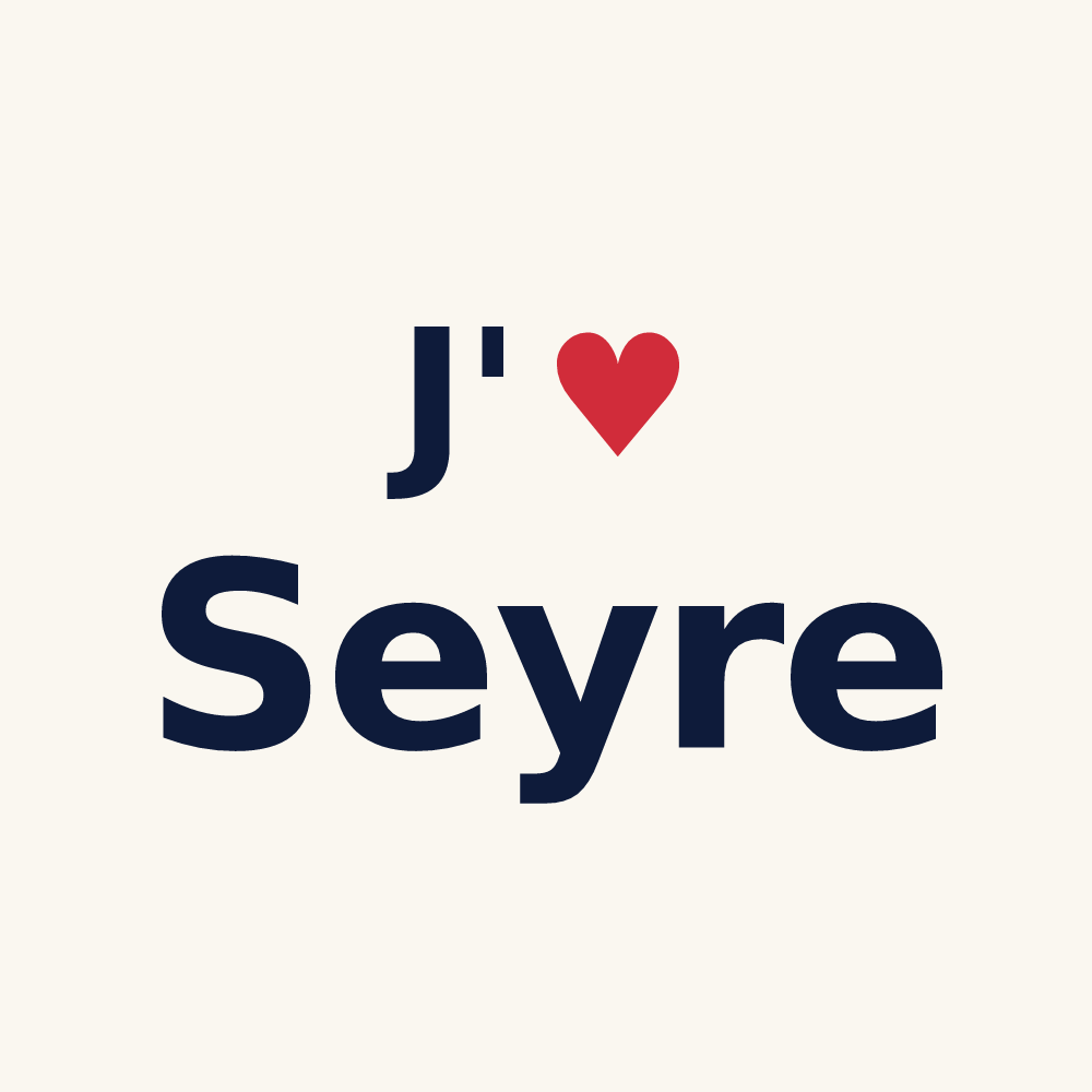 Tasse personnalisée Seyre — design J'aime Seyre