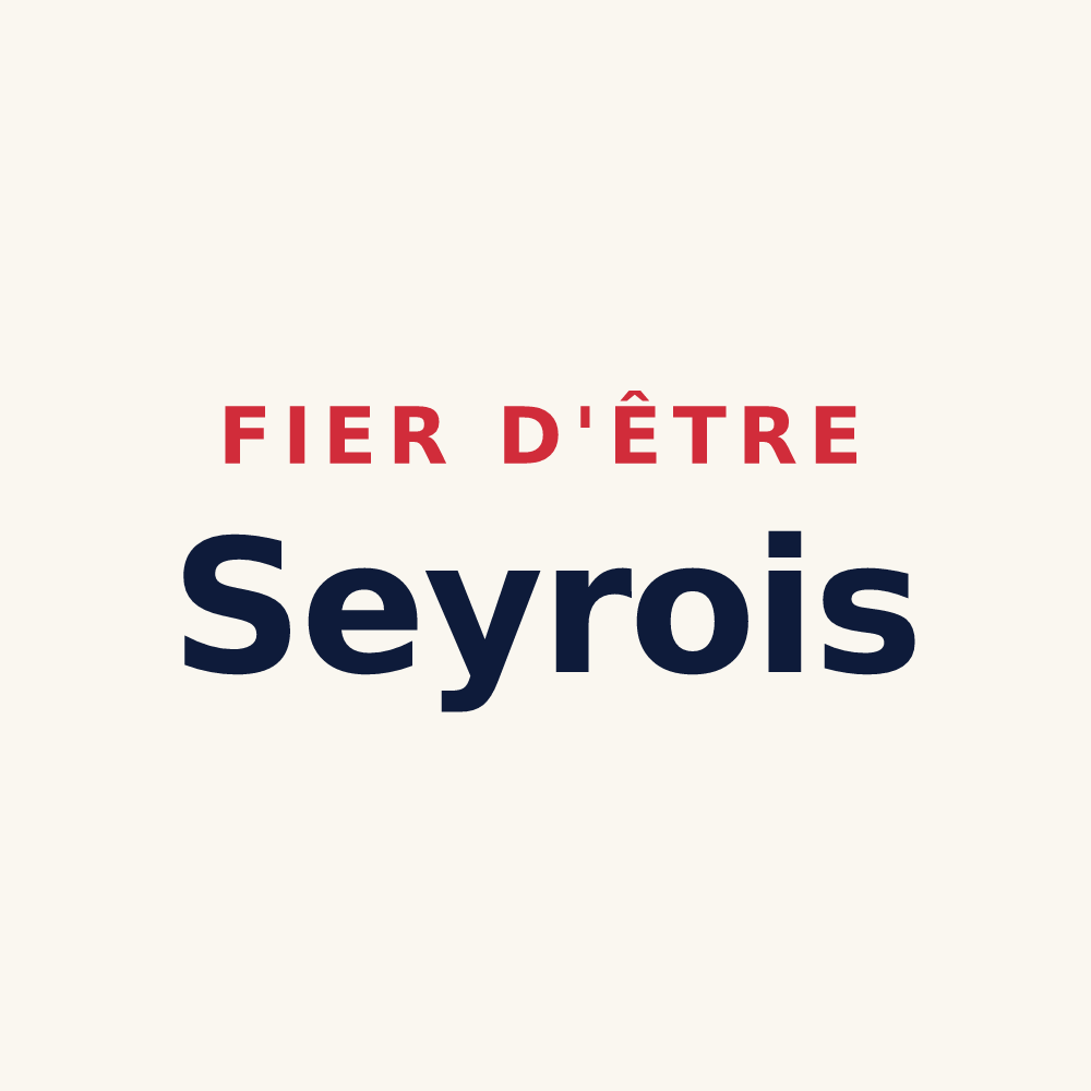Tasse « Fier d'être Seyrois » — design pour Seyre