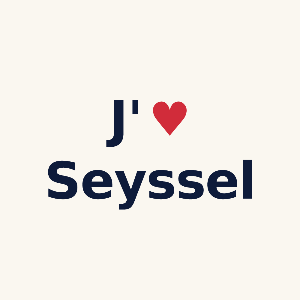 Tasse personnalisée Seyssel — design J'aime Seyssel