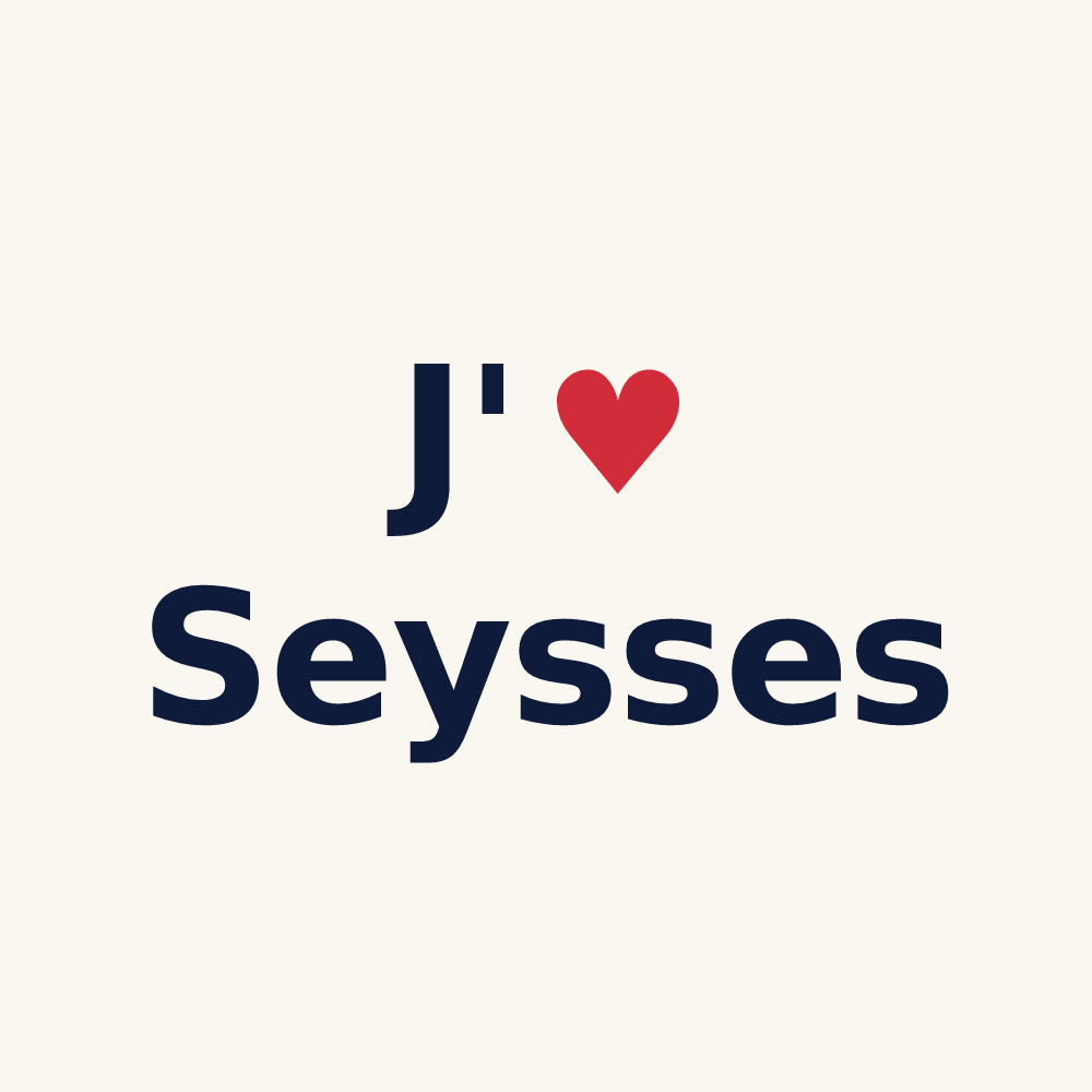 Tasse personnalisée Seysses — design J'aime Seysses