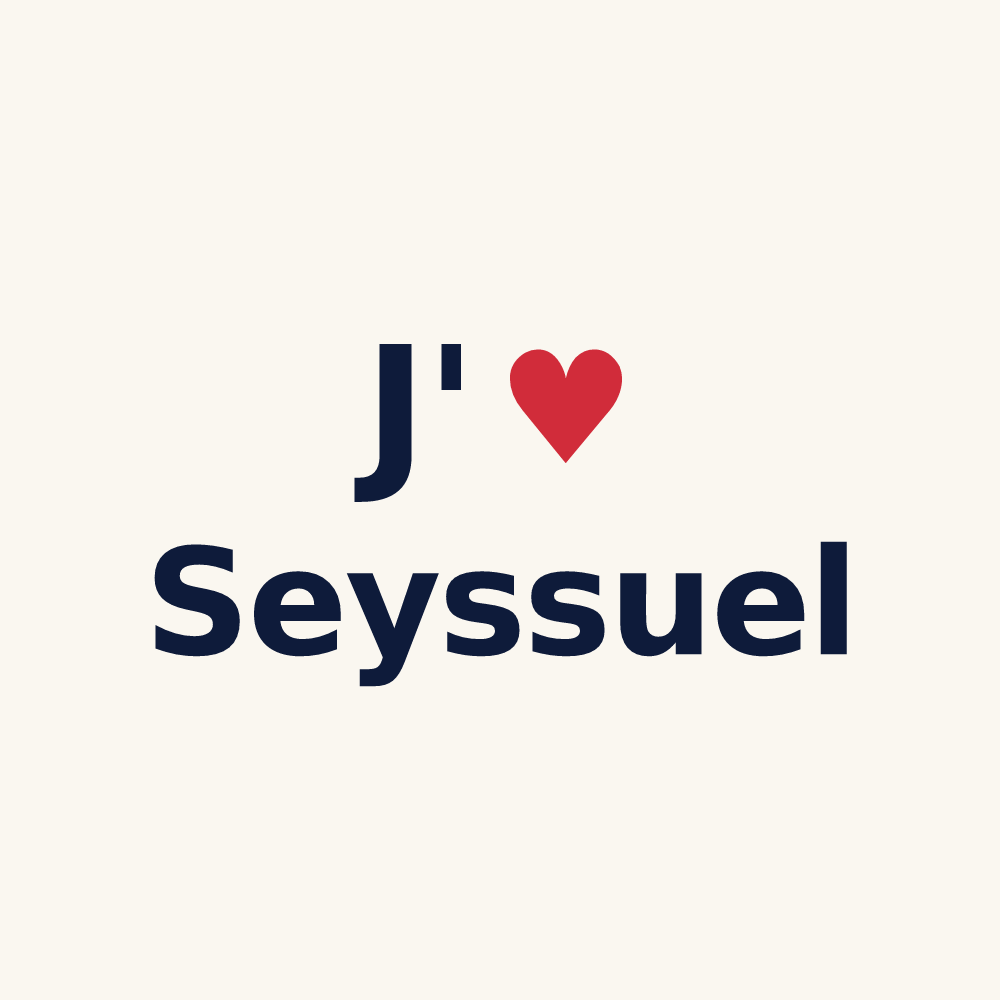 Tasse personnalisée Seyssuel — design J'aime Seyssuel