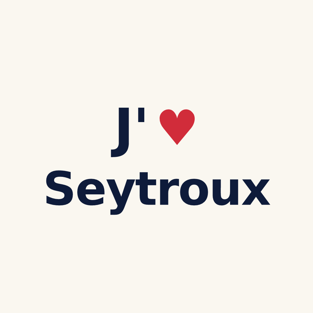 Tasse personnalisée Seytroux — design J'aime Seytroux