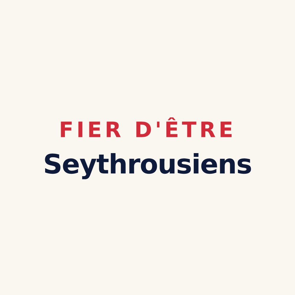 Tasse « Fier d'être Seythrousiens » — design pour Seytroux