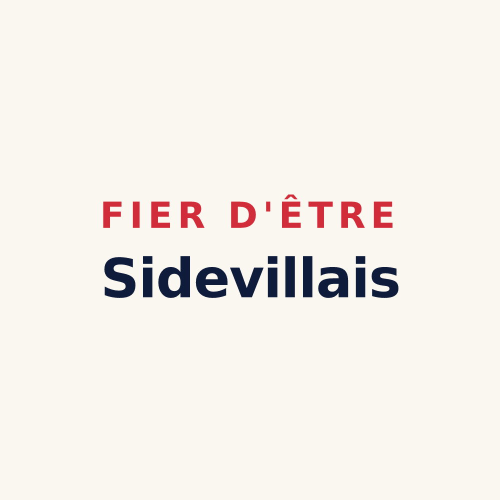 Tasse « Fier d'être Sidevillais » — design pour Sideville