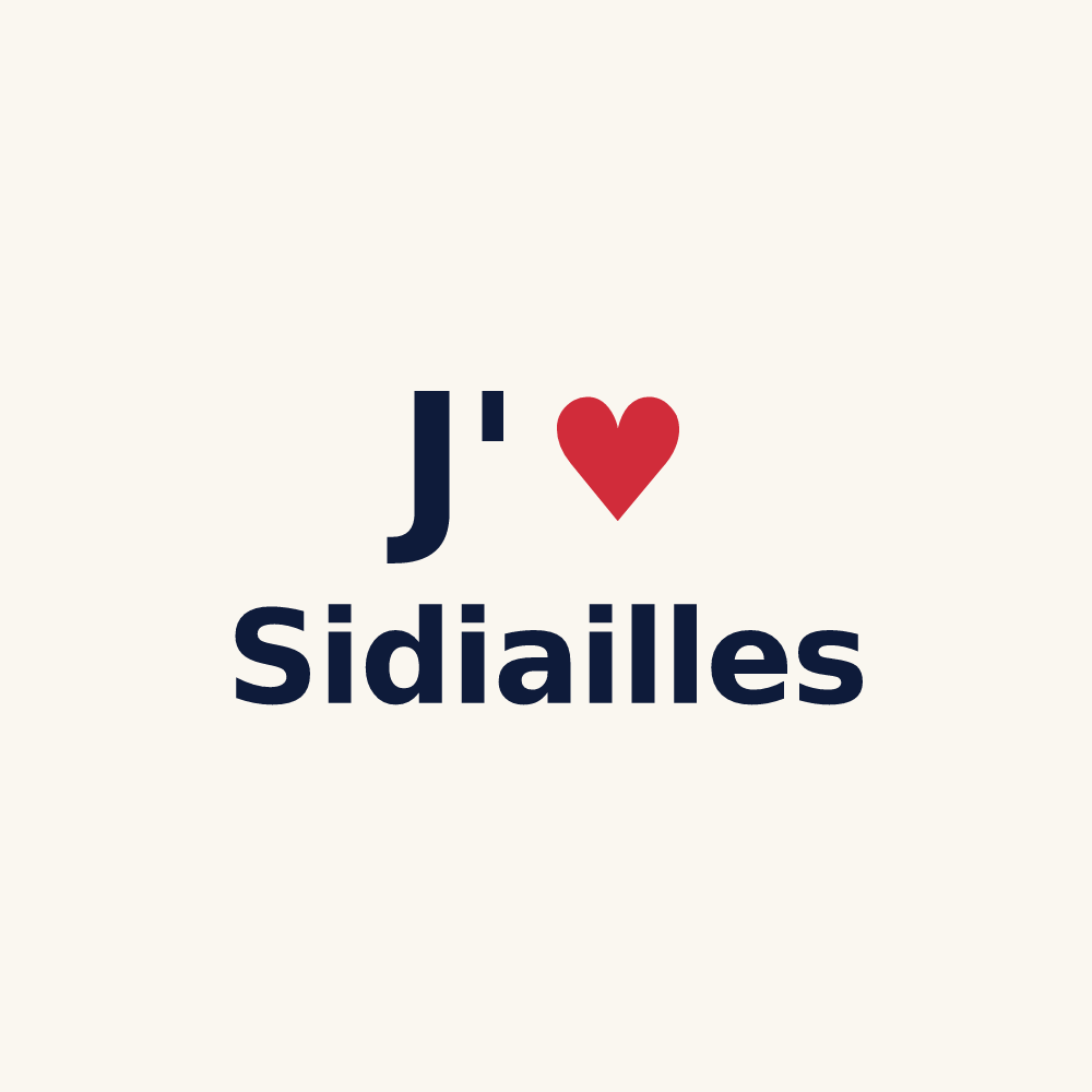 Tasse personnalisée Sidiailles — design J'aime Sidiailles