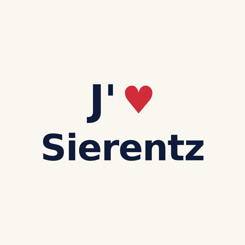 Tasse personnalisée Sierentz — design J'aime Sierentz