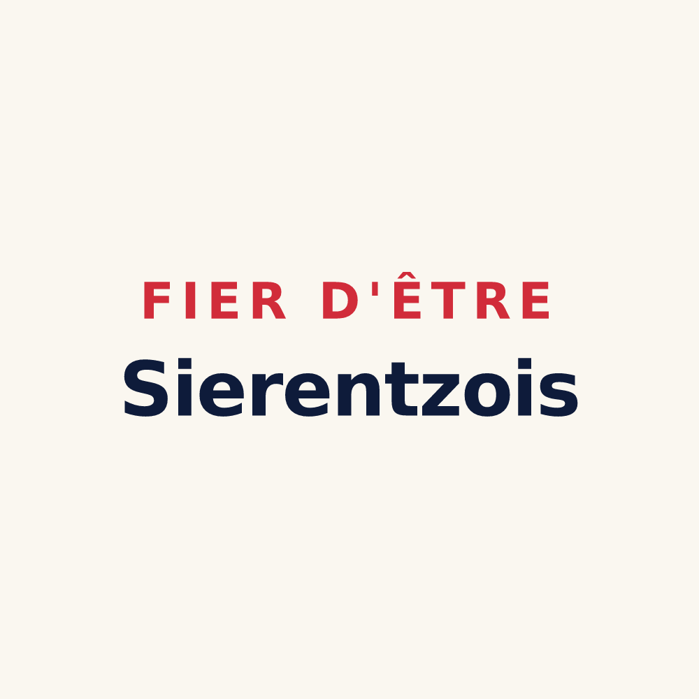 Tasse « Fier d'être Sierentzois » — design pour Sierentz