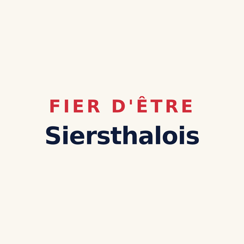 Tasse « Fier d'être Siersthalois » — design pour Siersthal