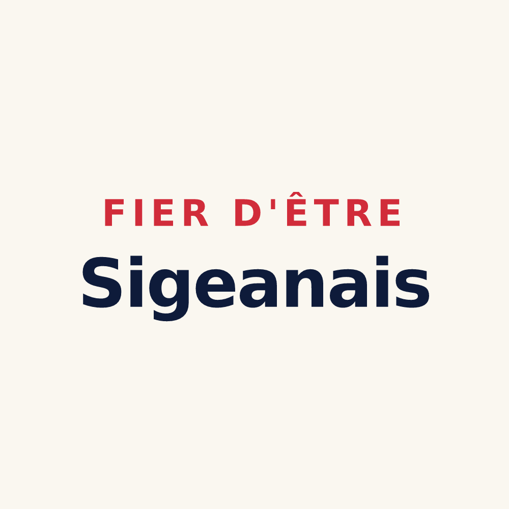Tasse « Fier d'être Sigeanais » — design pour Sigean