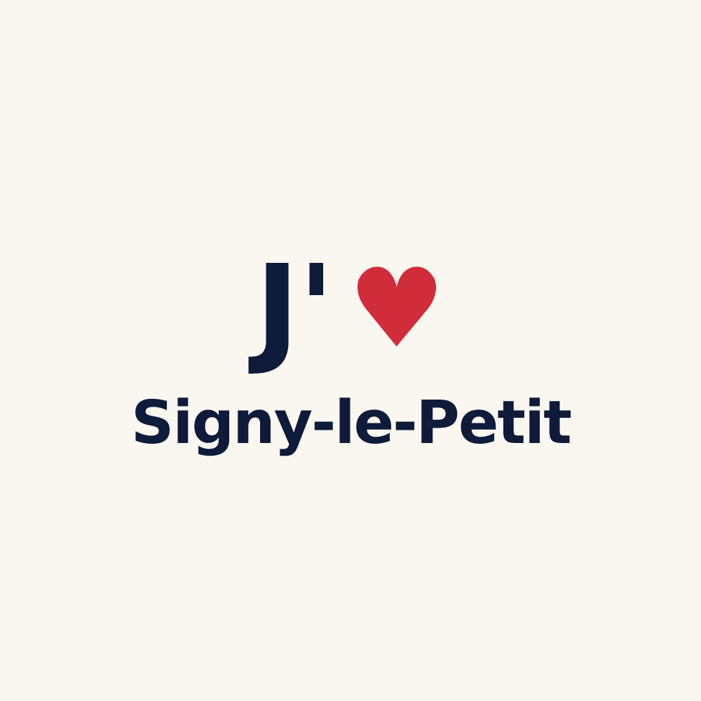 Tasse personnalisée Signy-le-Petit — design J'aime Signy-le-Petit