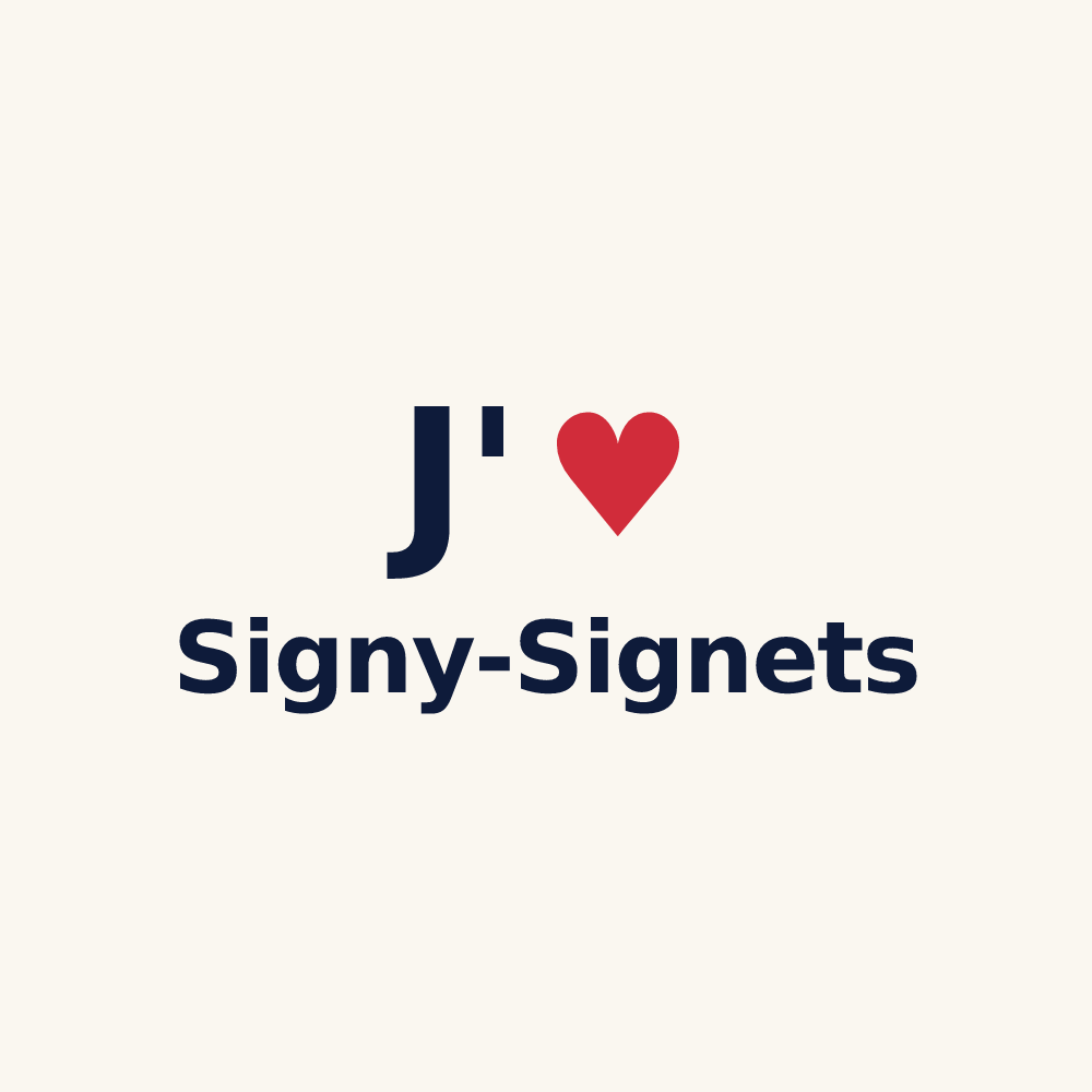 Tasse personnalisée Signy-Signets — design J'aime Signy-Signets