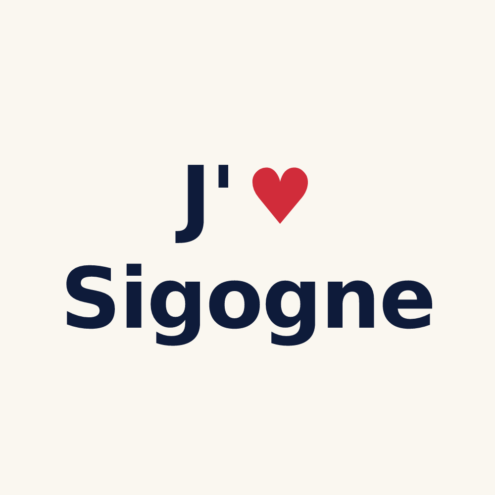 Tasse personnalisée Sigogne — design J'aime Sigogne