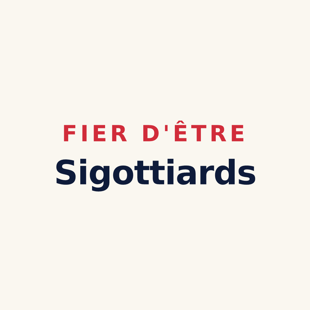 Tasse « Fier d'être Sigottiards » — design pour Sigottier