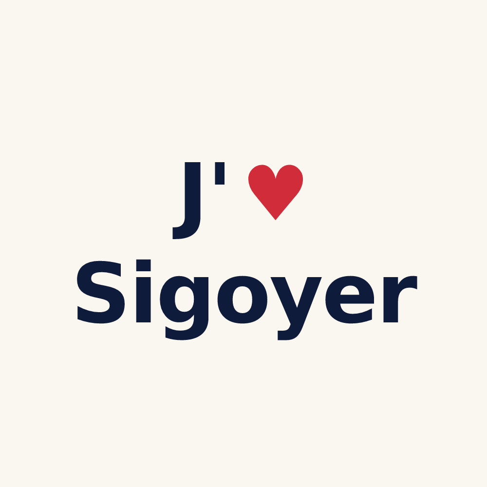 Tasse personnalisée Sigoyer — design J'aime Sigoyer
