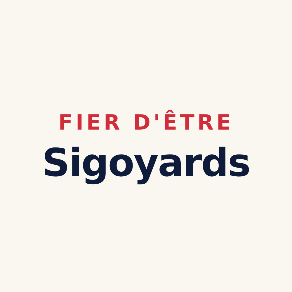 Tasse « Fier d'être Sigoyards » — design pour Sigoyer