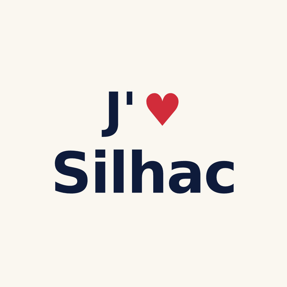Tasse personnalisée Silhac — design J'aime Silhac