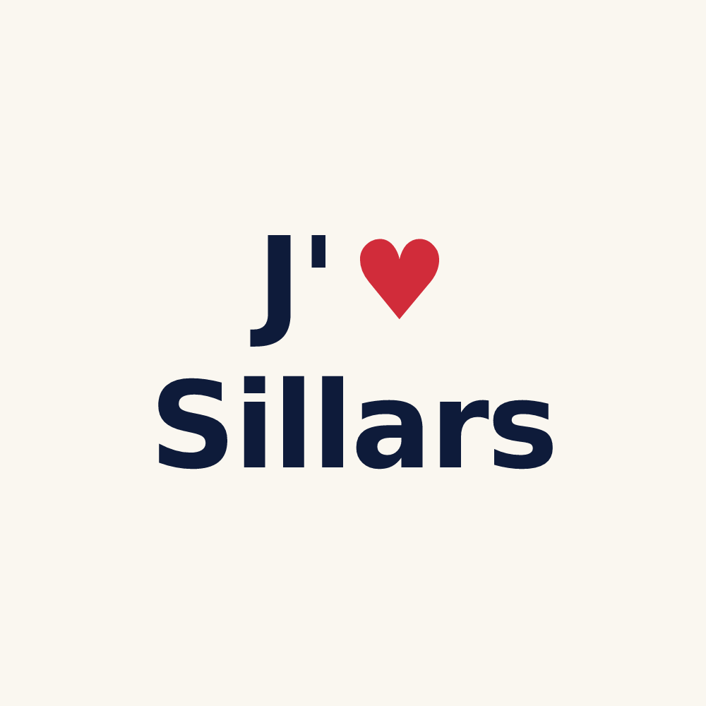 Tasse personnalisée Sillars — design J'aime Sillars