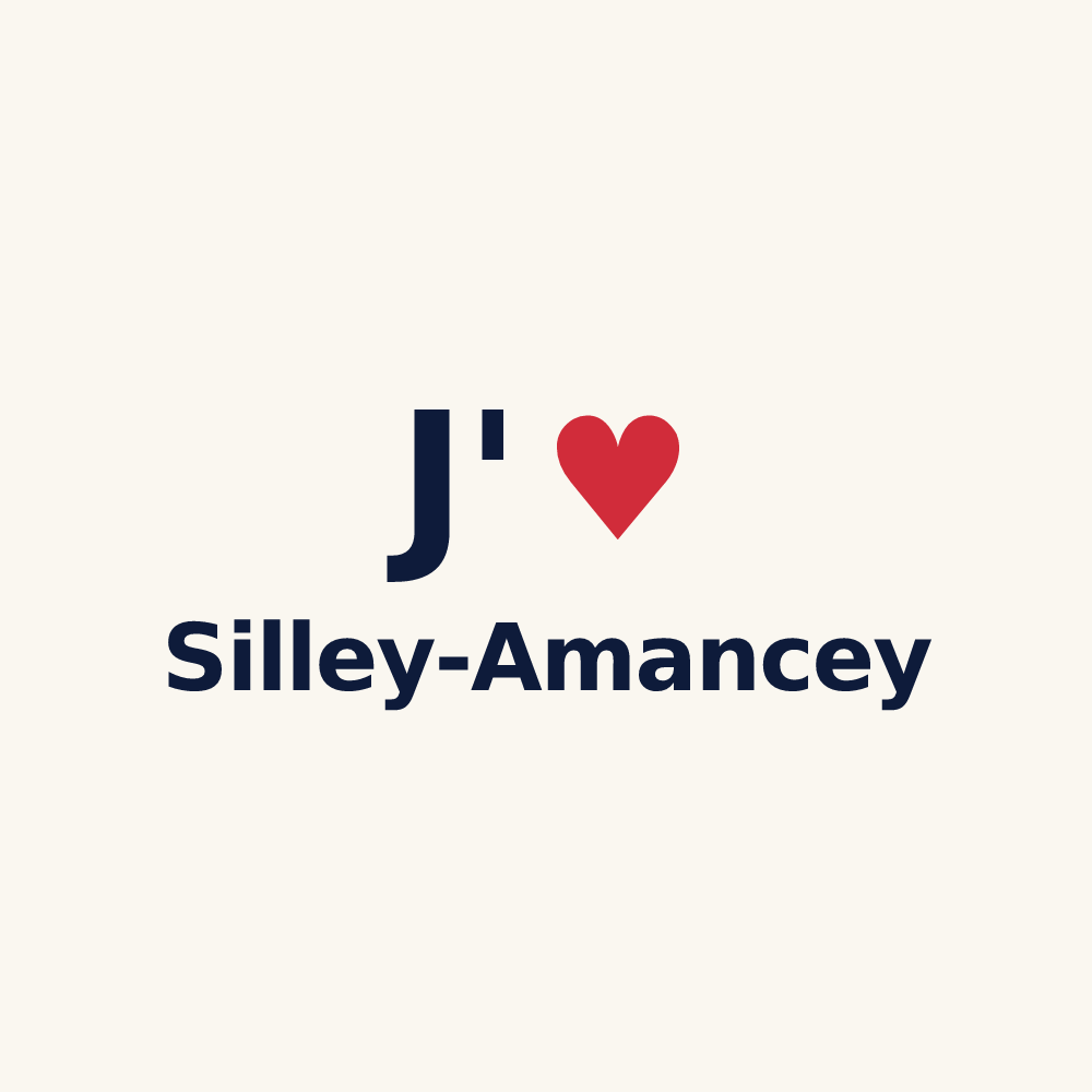 Tasse personnalisée Silley-Amancey — design J'aime Silley-Amancey