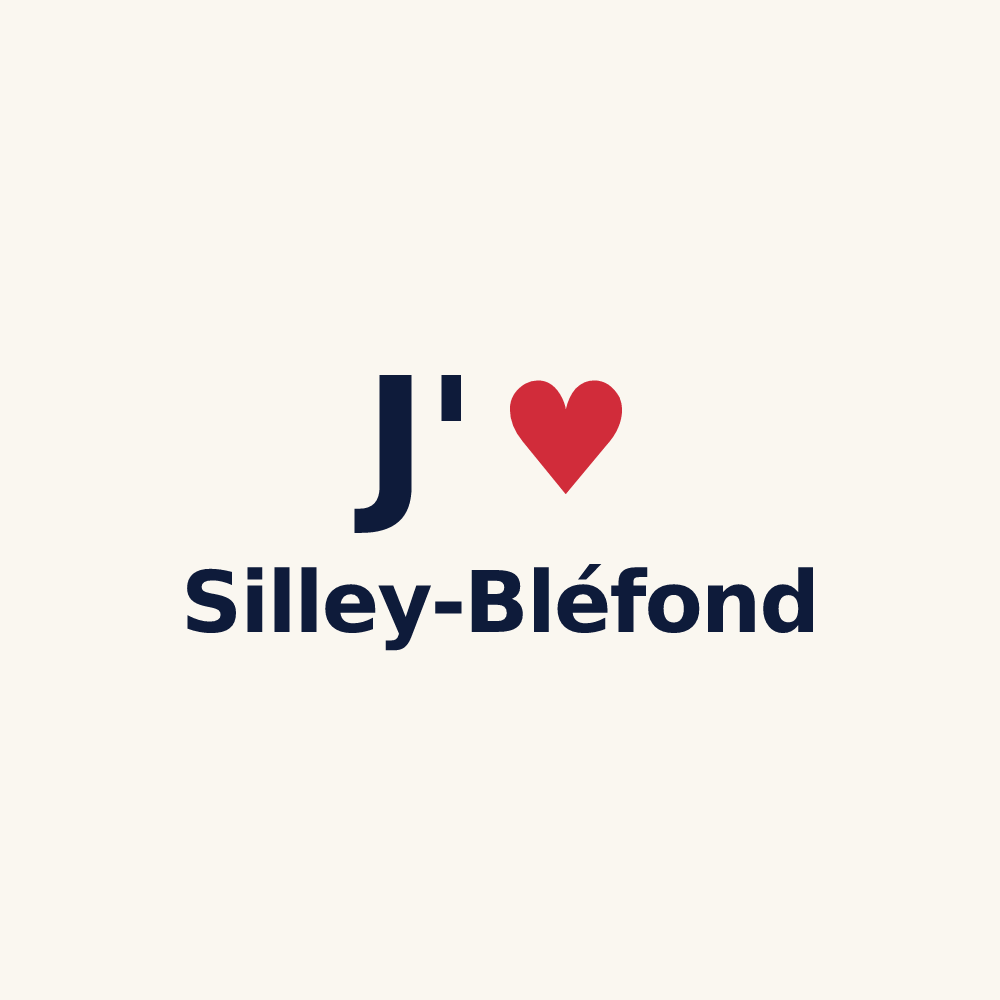 Tasse personnalisée Silley-Bléfond — design J'aime Silley-Bléfond