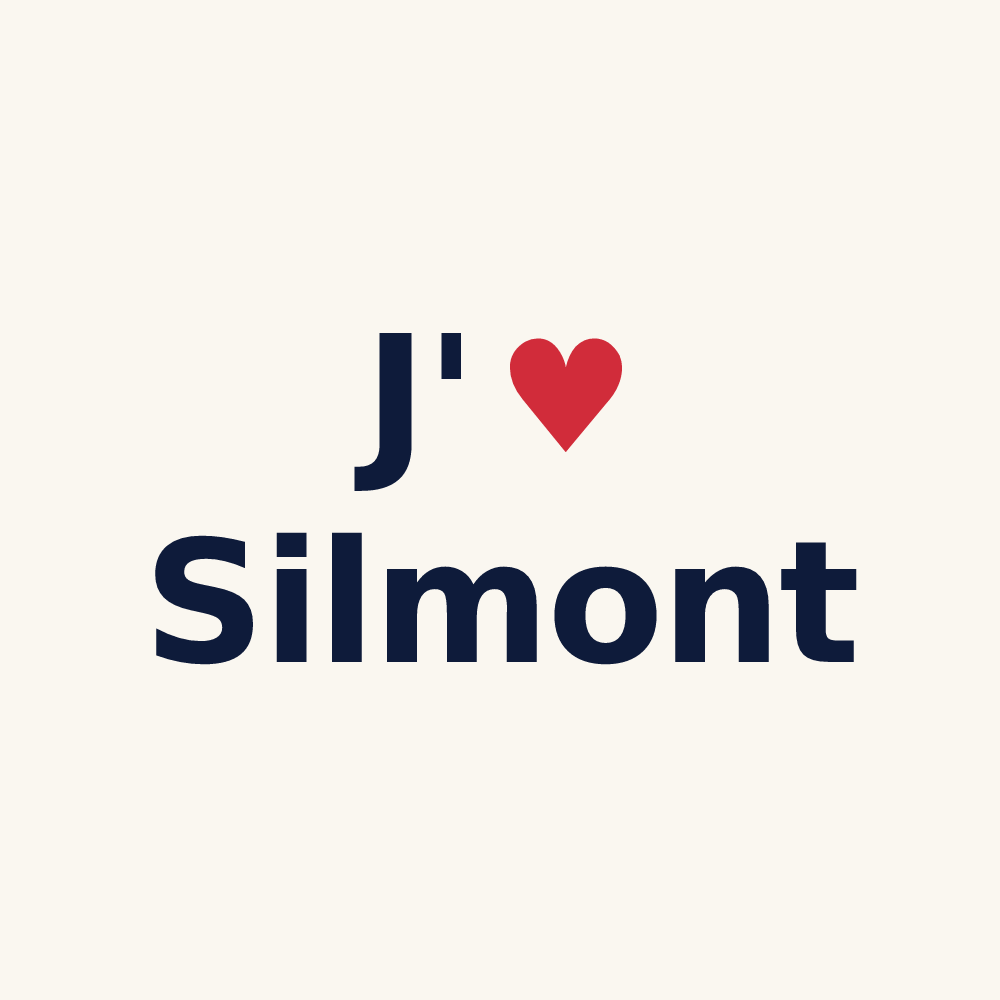 Tasse personnalisée Silmont — design J'aime Silmont