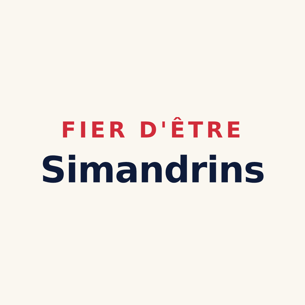Tasse « Fier d'être Simandrins » — design pour Simandre
