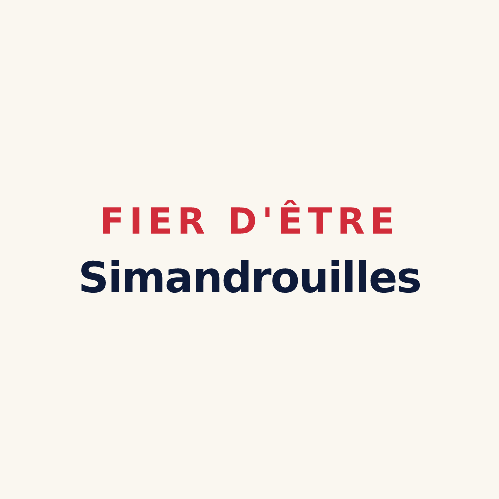 Tasse « Fier d'être Simandrouilles » — design pour Simandres