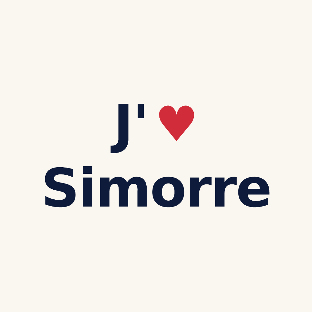 Tasse personnalisée Simorre — design J'aime Simorre