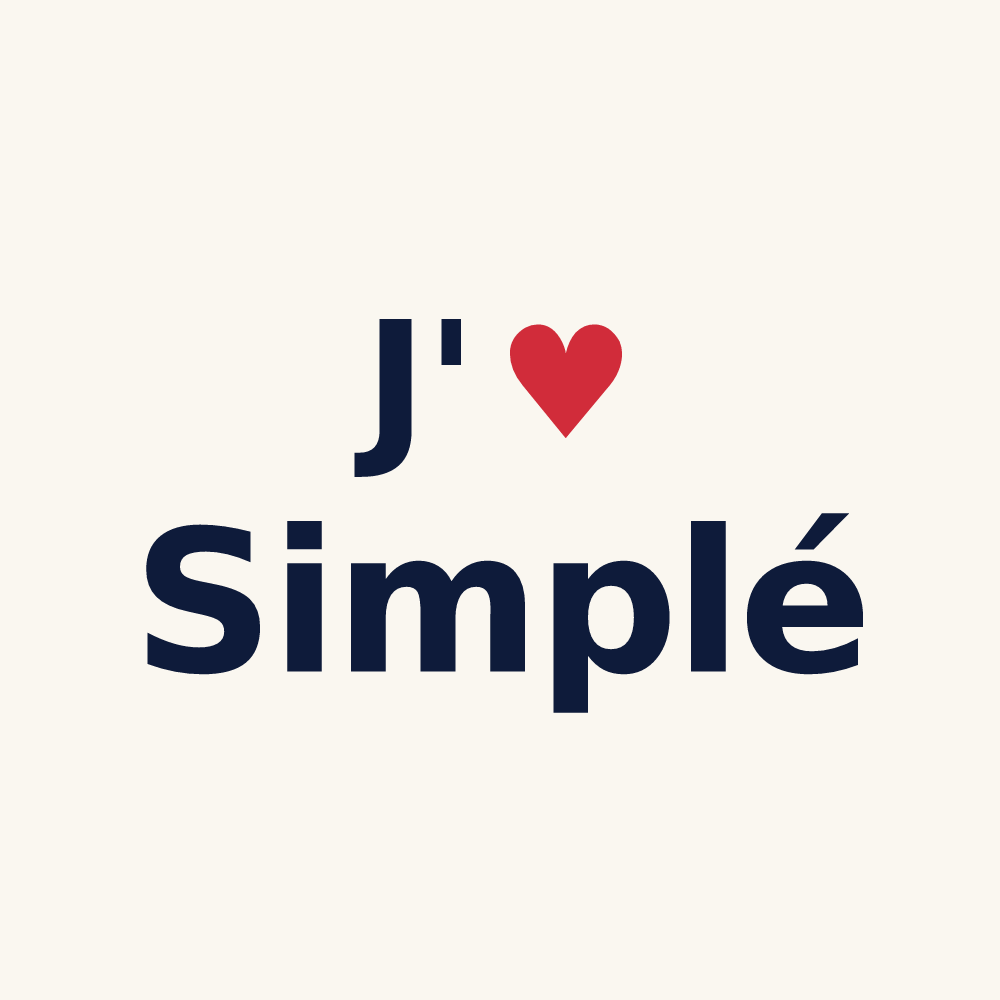 Tasse personnalisée Simplé — design J'aime Simplé