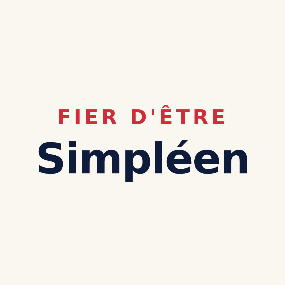 Tasse « Fier d'être Simpléen » — design pour Simplé