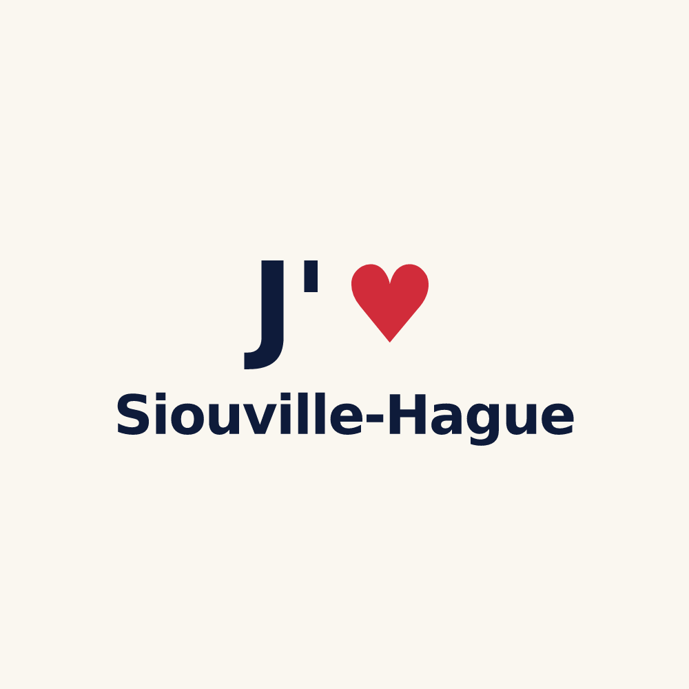 Tasse personnalisée Siouville-Hague — design J'aime Siouville-Hague
