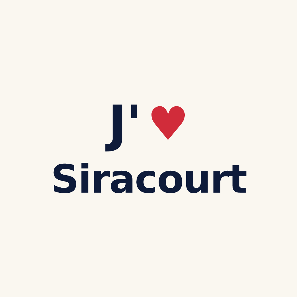 Tasse personnalisée Siracourt — design J'aime Siracourt