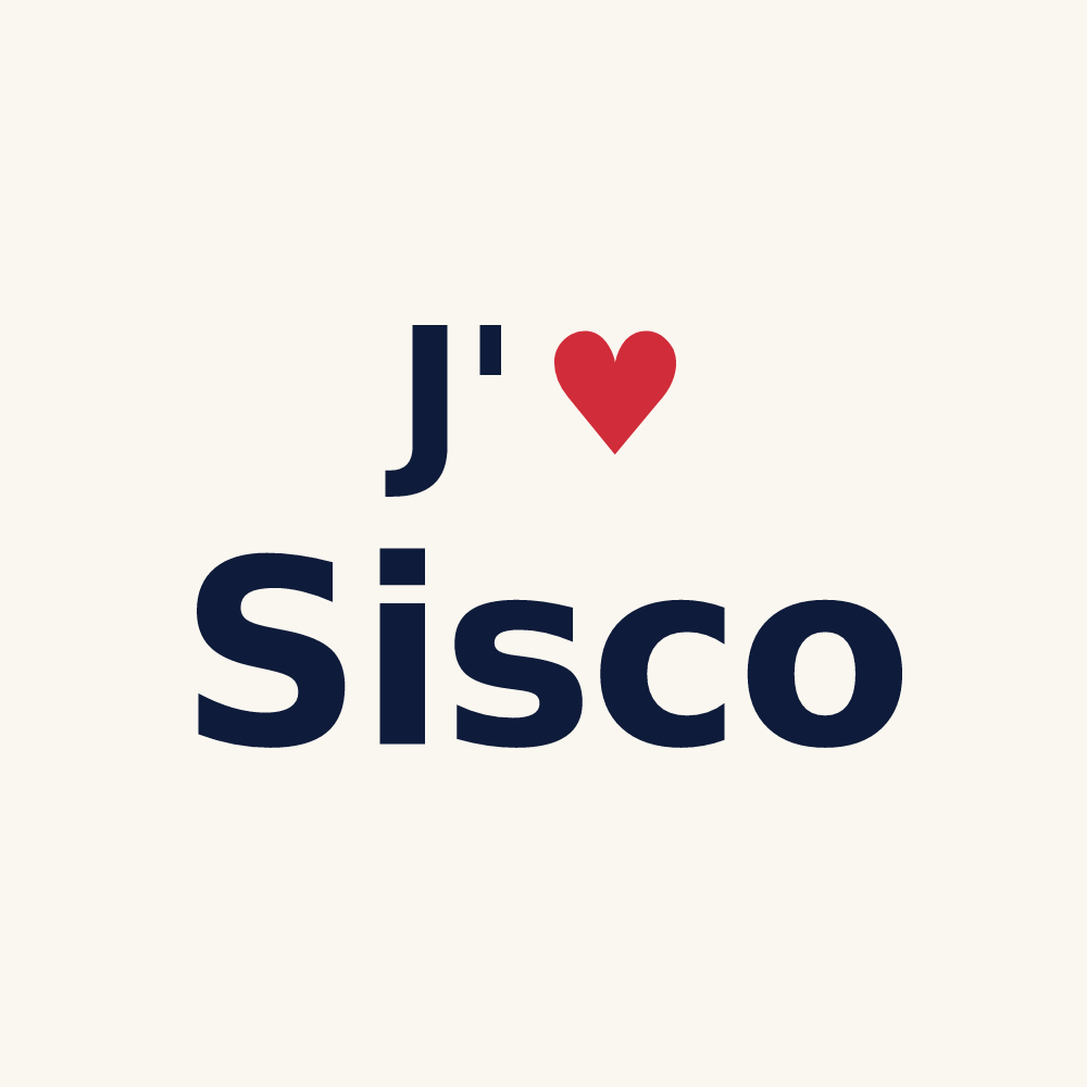 Tasse personnalisée Sisco — design J'aime Sisco