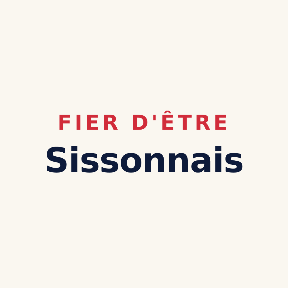 Tasse « Fier d'être Sissonnais » — design pour Sissonne