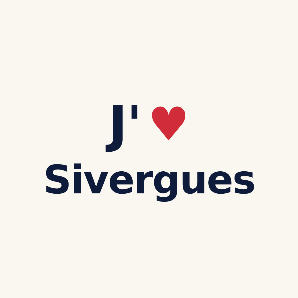 Tasse personnalisée Sivergues — design J'aime Sivergues