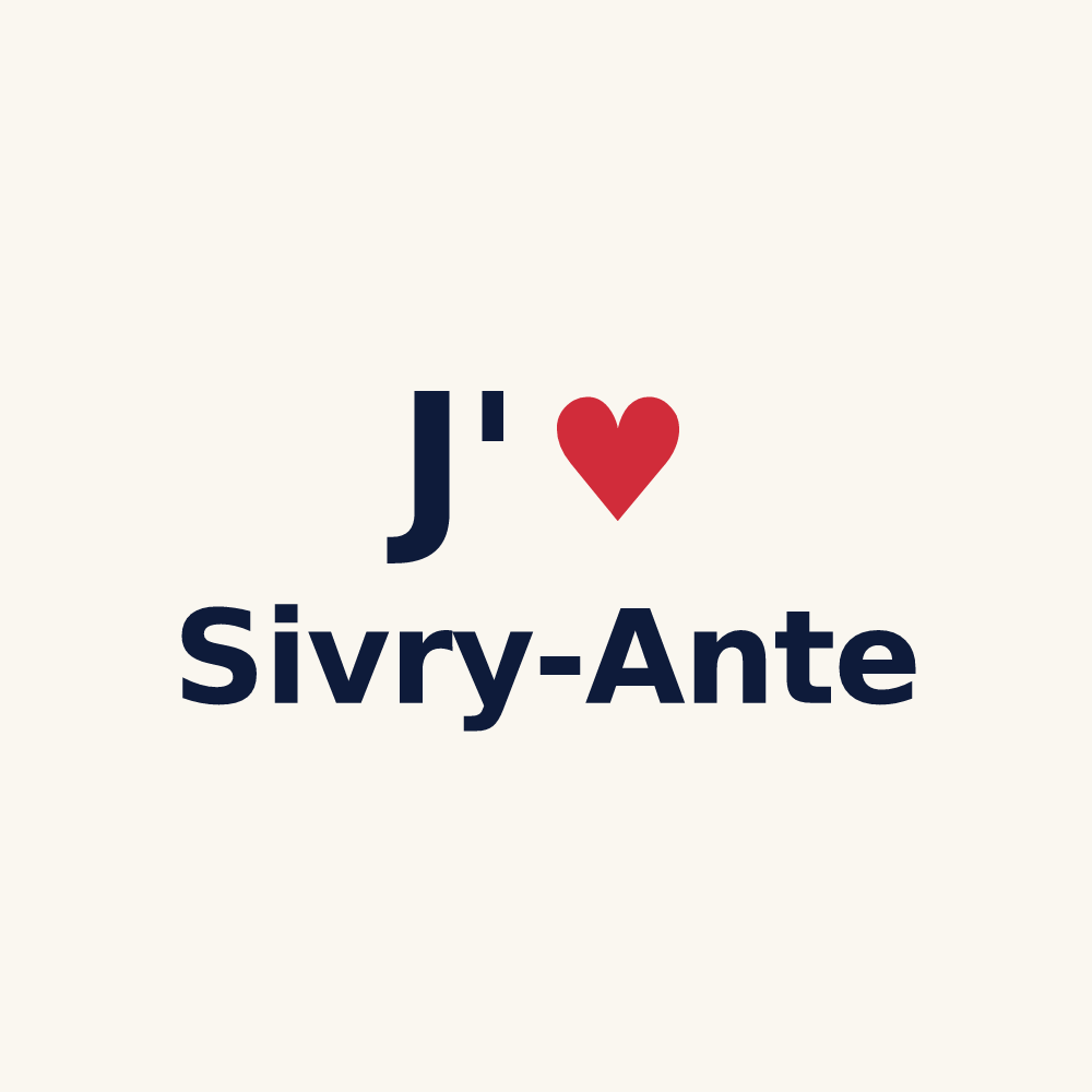 Tasse personnalisée Sivry-Ante — design J'aime Sivry-Ante