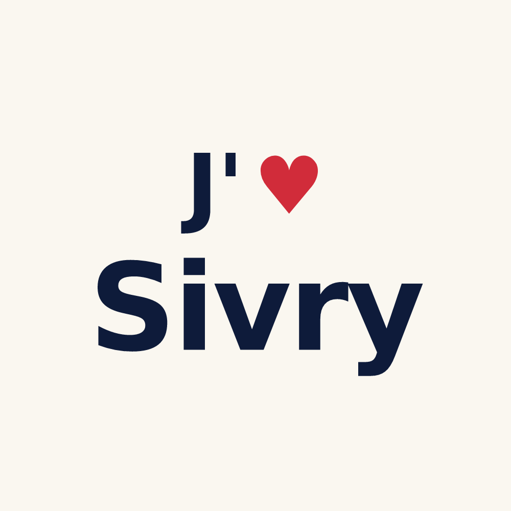 Tasse personnalisée Sivry — design J'aime Sivry
