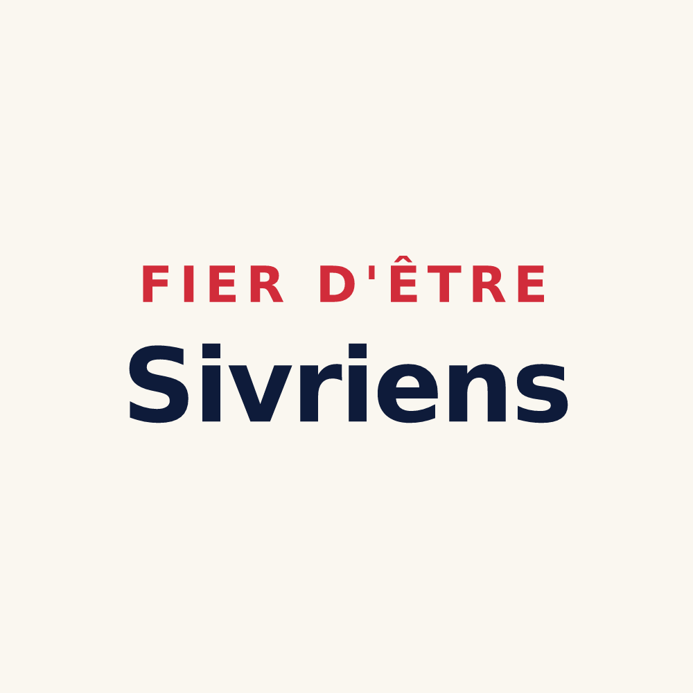 Tasse « Fier d'être Sivriens » — design pour Sivry