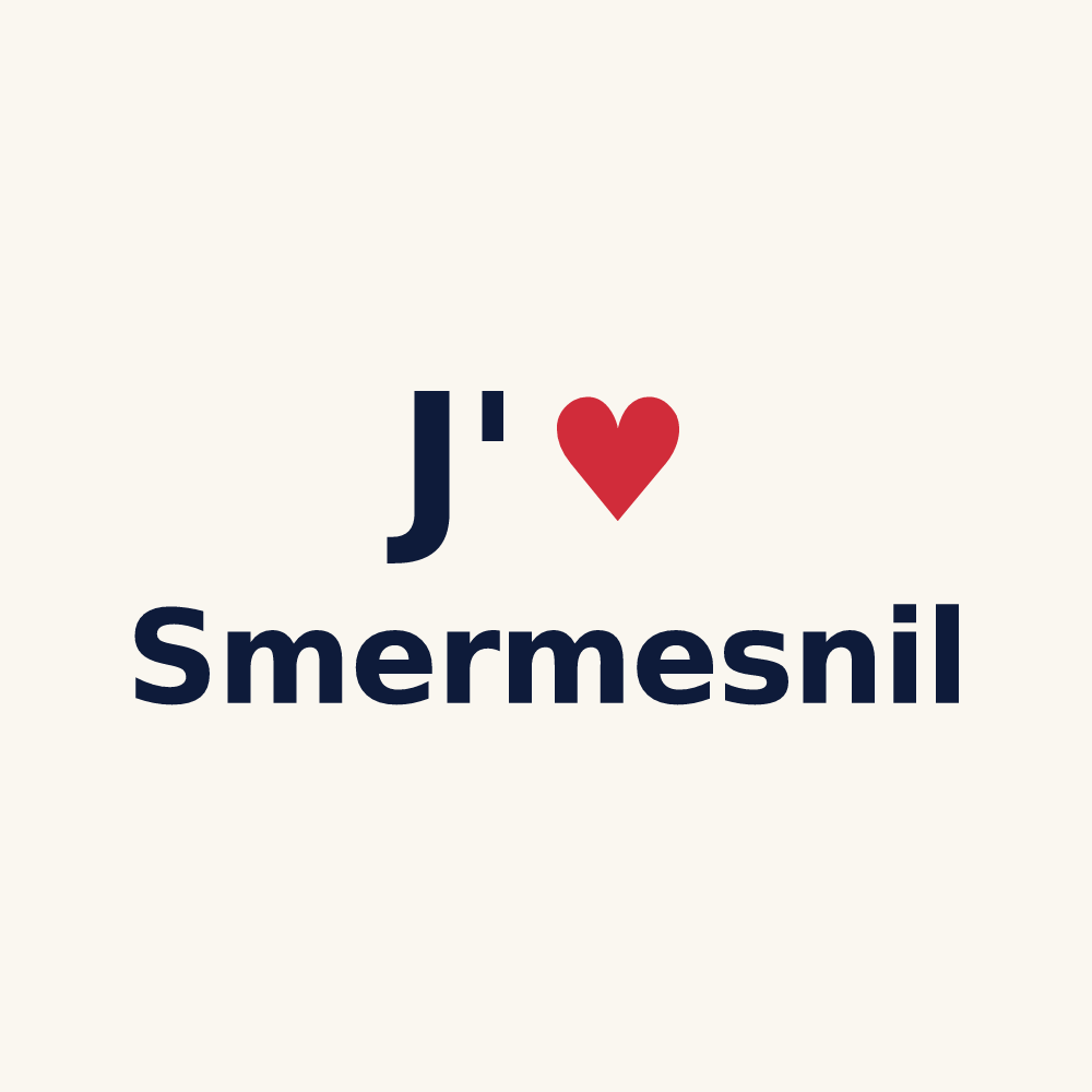 Tasse personnalisée Smermesnil — design J'aime Smermesnil