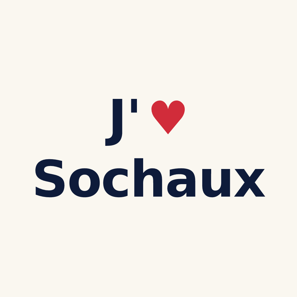 Tasse personnalisée Sochaux — design J'aime Sochaux