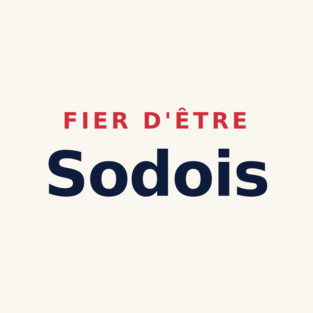 Tasse « Fier d'être Sodois » — design pour Sode