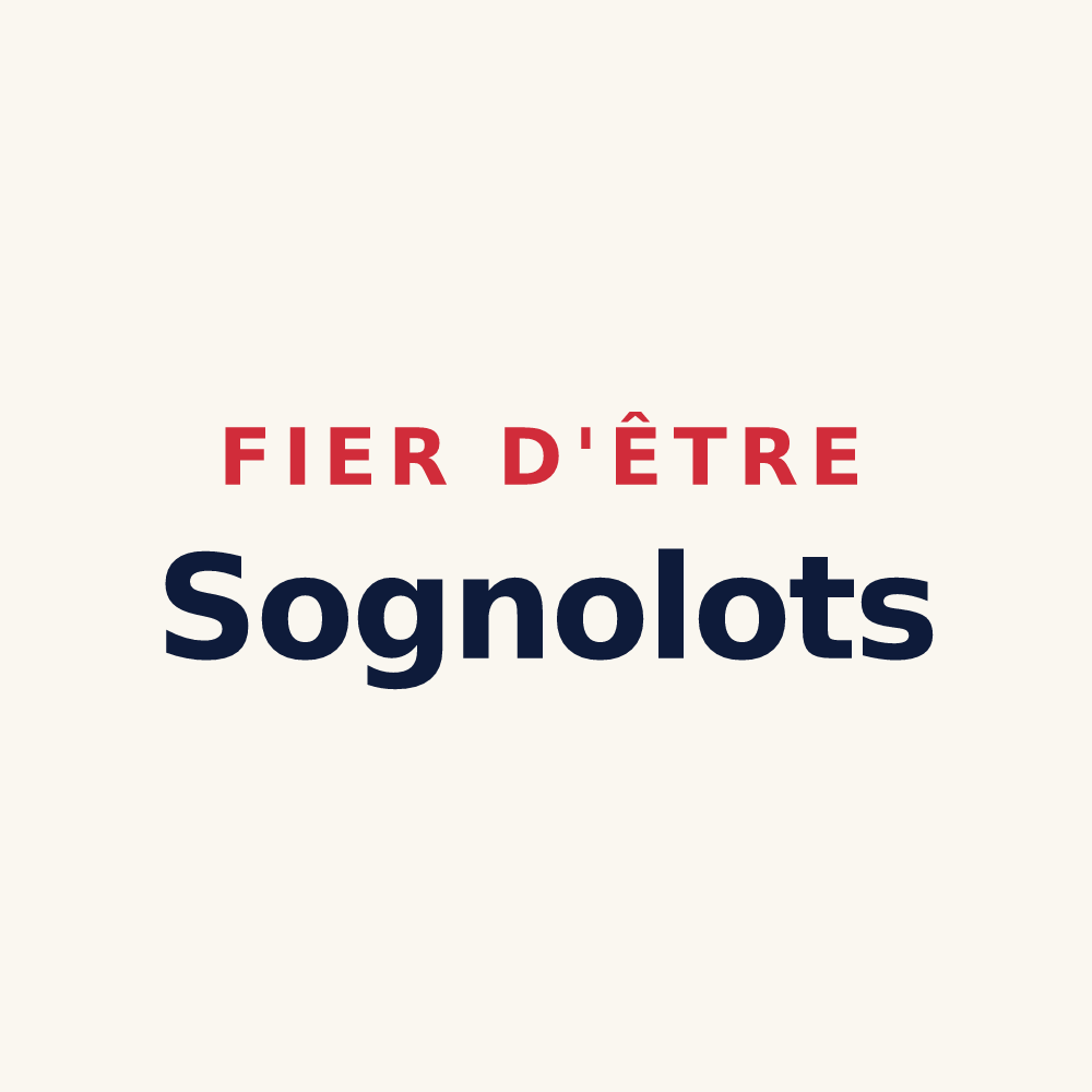 Tasse « Fier d'être Sognolots » — design pour Sognolles-en-Montois