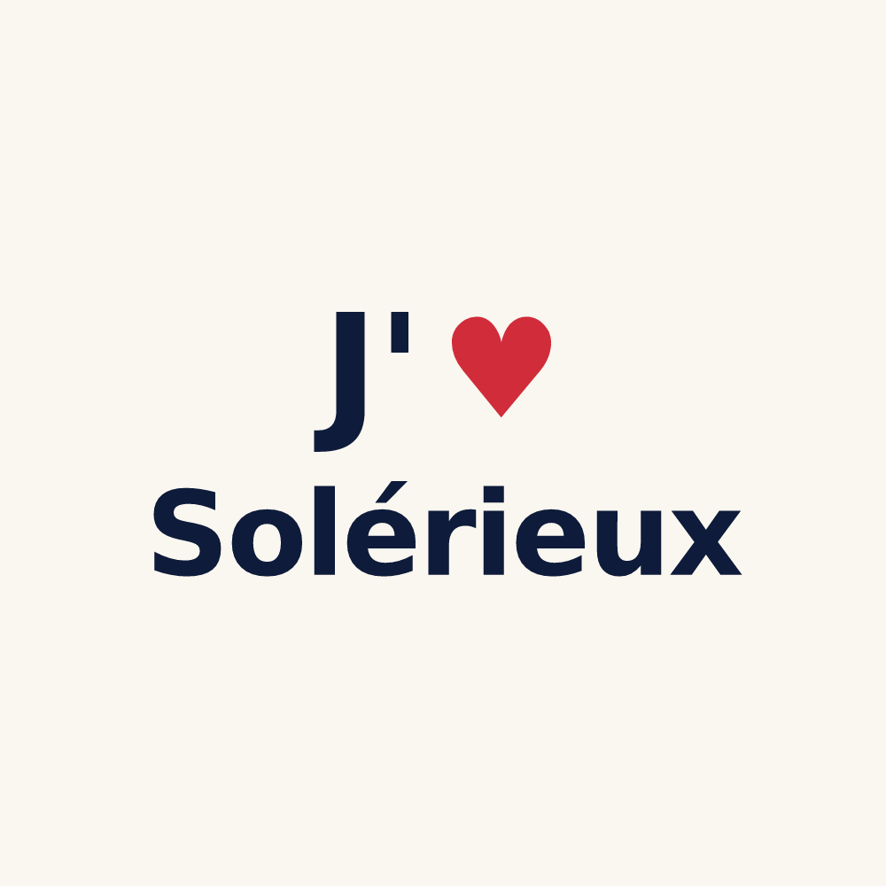 Tasse personnalisée Solérieux — design J'aime Solérieux
